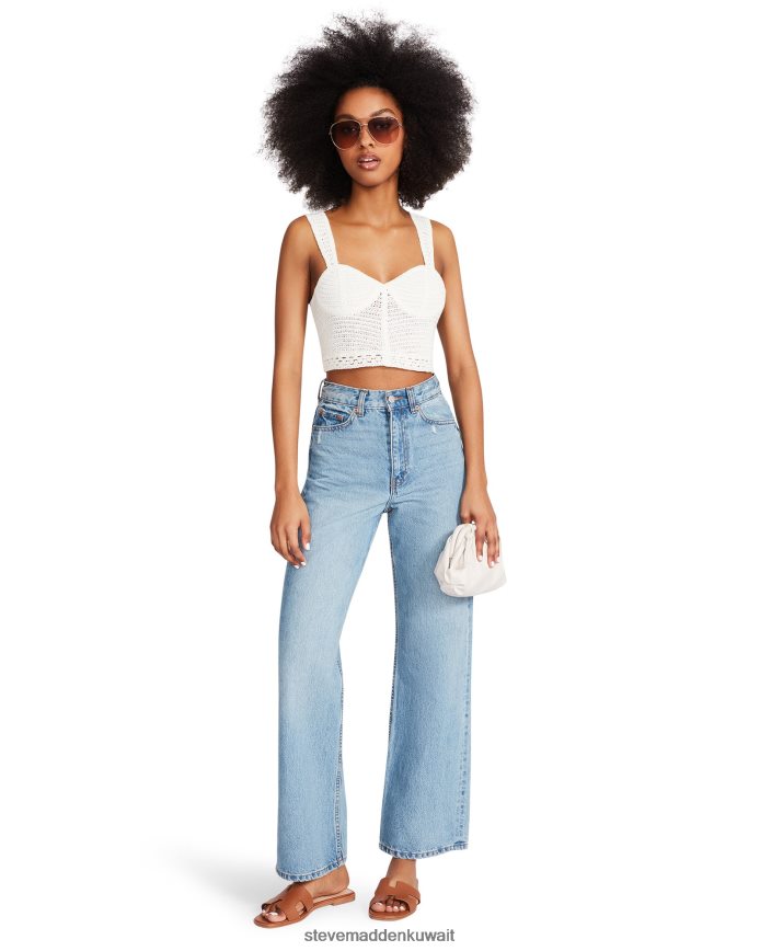 Steve Madden نحيف لورينا أعلى أبيض يلبس 6JPNNF742