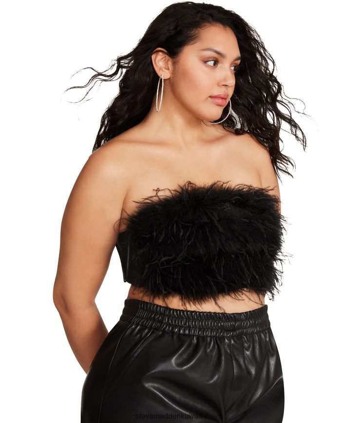 Steve Madden نحيف نيسا أعلى أسود يلبس 6JPNNF746