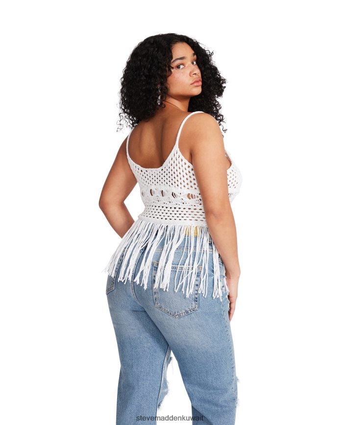 Steve Madden نحيف ريا أعلى أبيض يلبس 6JPNNF753