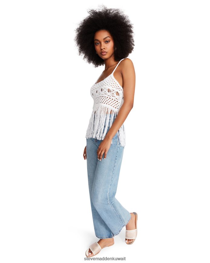 Steve Madden نحيف ريا أعلى أبيض يلبس 6JPNNF753