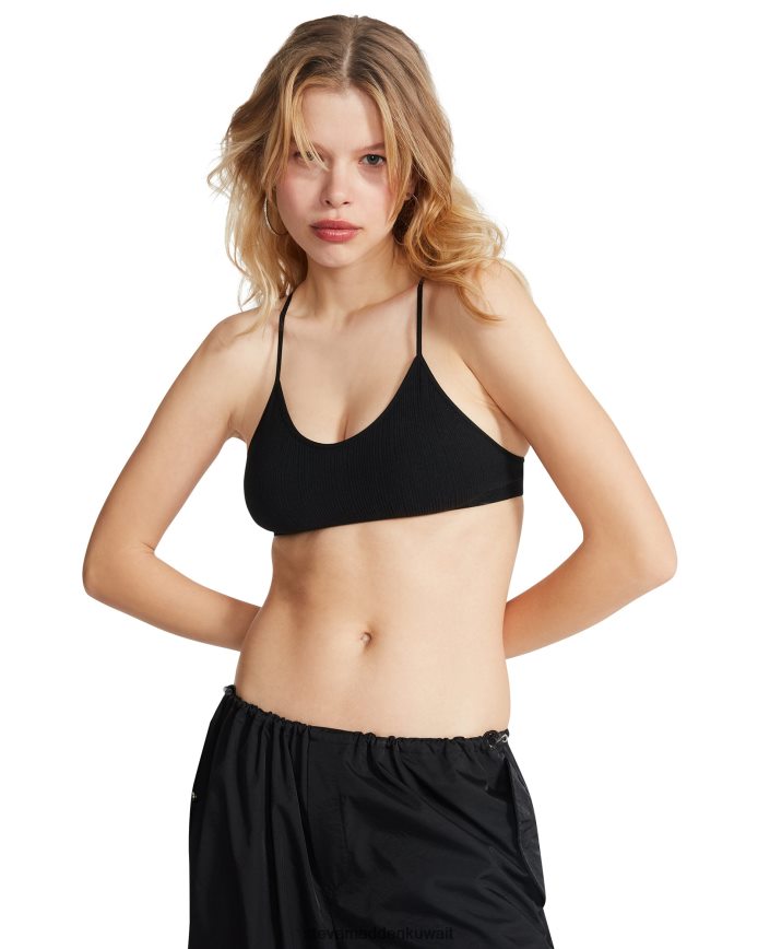 Steve Madden نحيف حمالة صدر شبكية من إيلا أسود يلبس 6JPNNF754