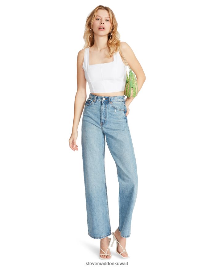 Steve Madden نحيف أعلى فام أبيض يلبس 6JPNNF761