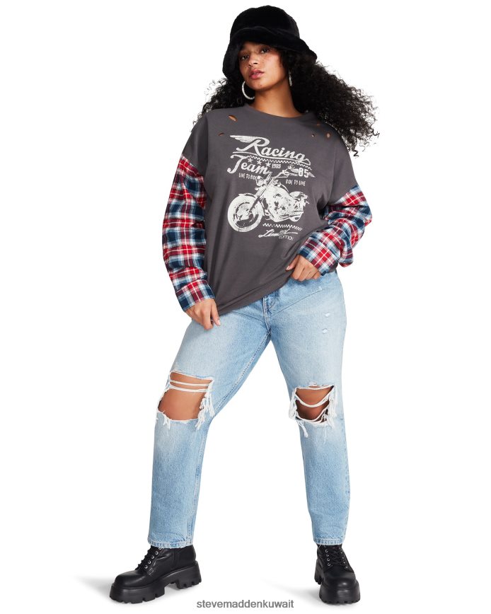 Steve Madden نحيف جامي توب أسود يلبس 6JPNNF769