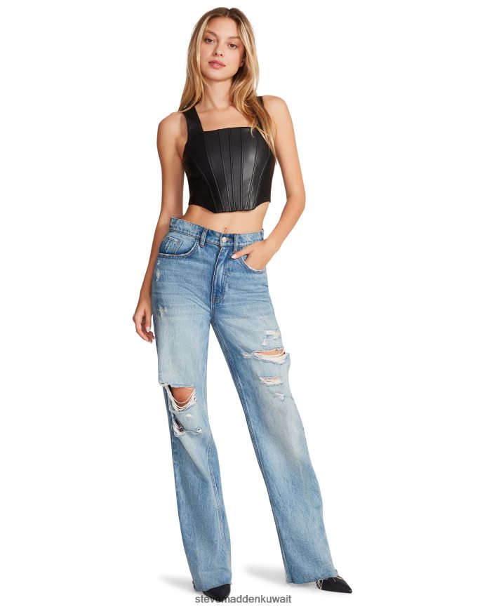 Steve Madden نحيف مشد كيمي أسود يلبس 6JPNNF772