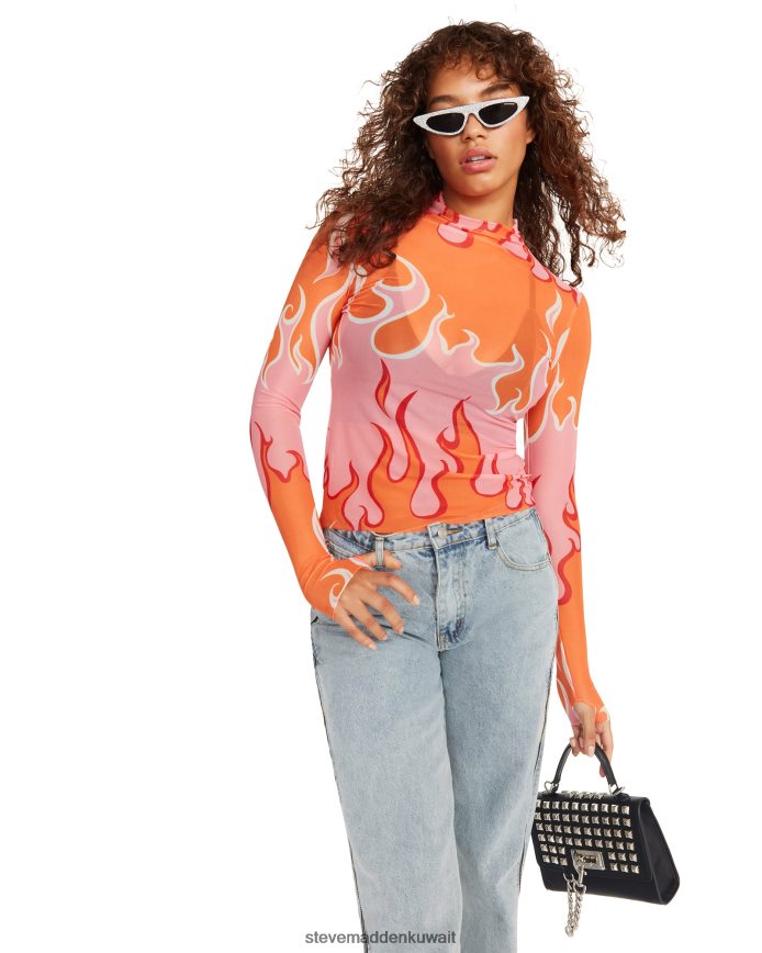 Steve Madden نحيف زيلدا أعلى متعدد وردي يلبس 6JPNNF776