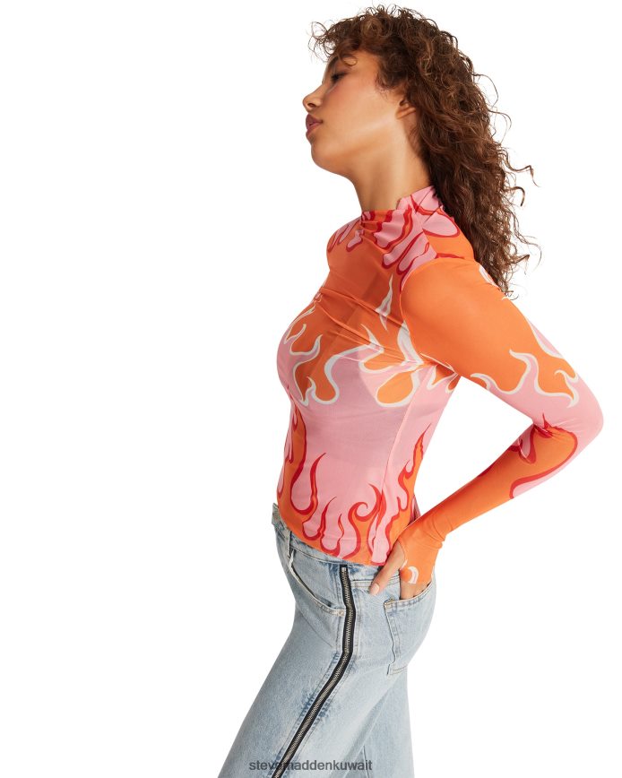 Steve Madden نحيف زيلدا أعلى متعدد وردي يلبس 6JPNNF776