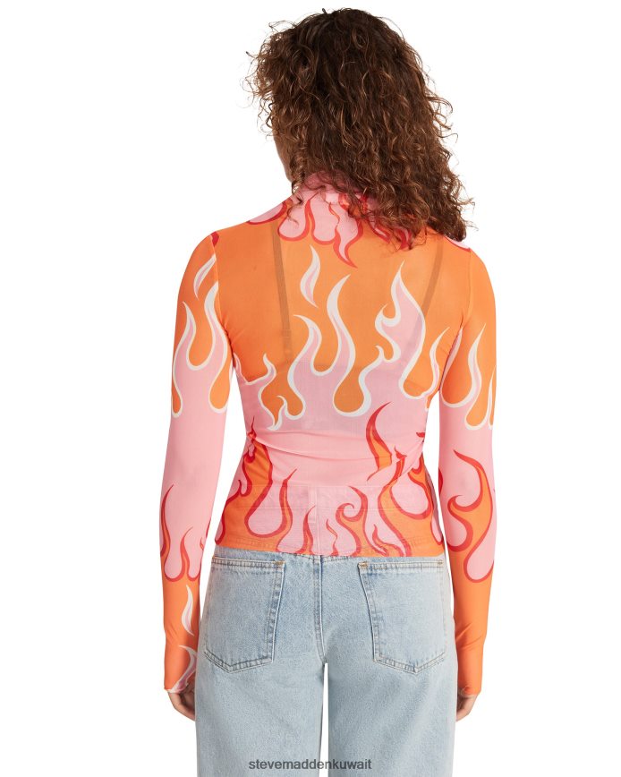 Steve Madden نحيف زيلدا أعلى متعدد وردي يلبس 6JPNNF776