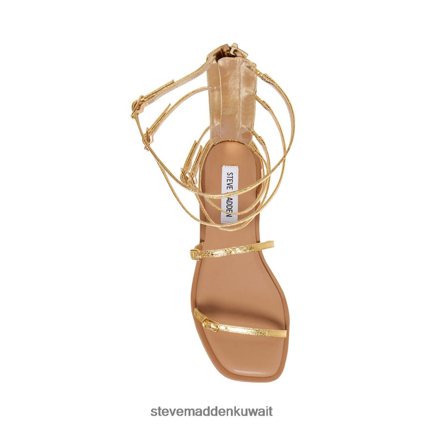 Steve Madden نحيف المتقشف ذهب أحذية 6JPNNF77