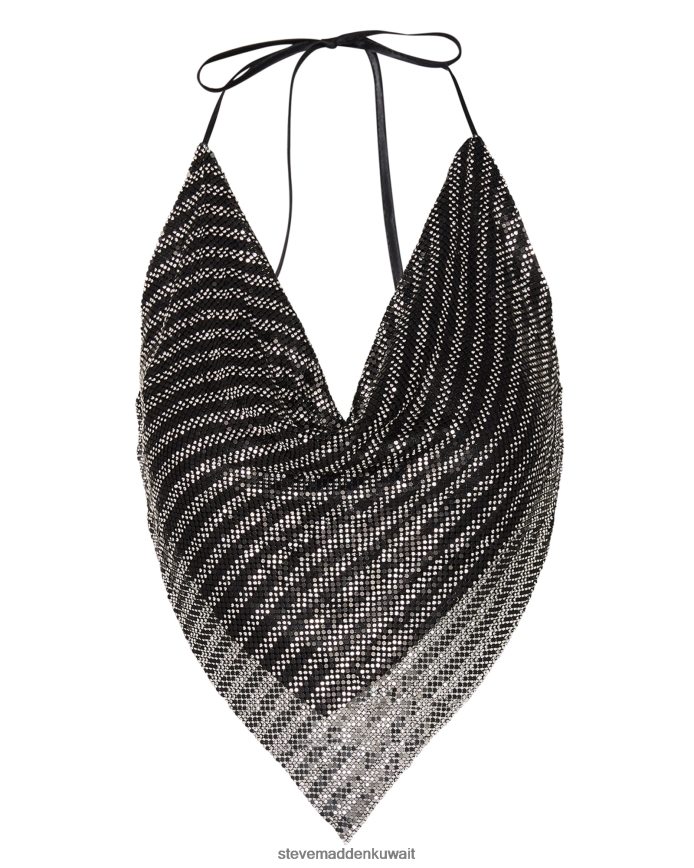 Steve Madden نحيف جانيت أعلى أسود يلبس 6JPNNF780