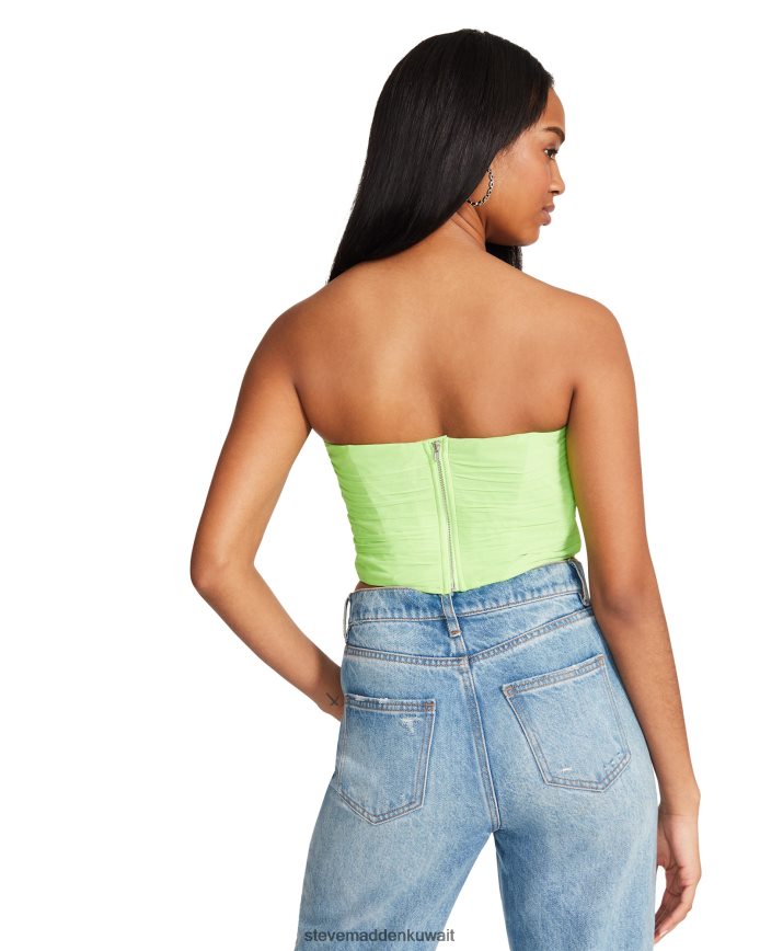 Steve Madden نحيف الداليا أعلى النيون الأخضر يلبس 6JPNNF781