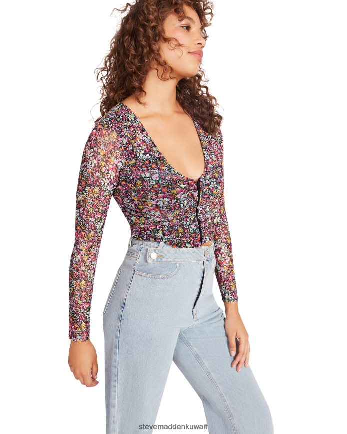 Steve Madden نحيف لونا الأزهار الأعلى لون القرنفل يلبس 6JPNNF791