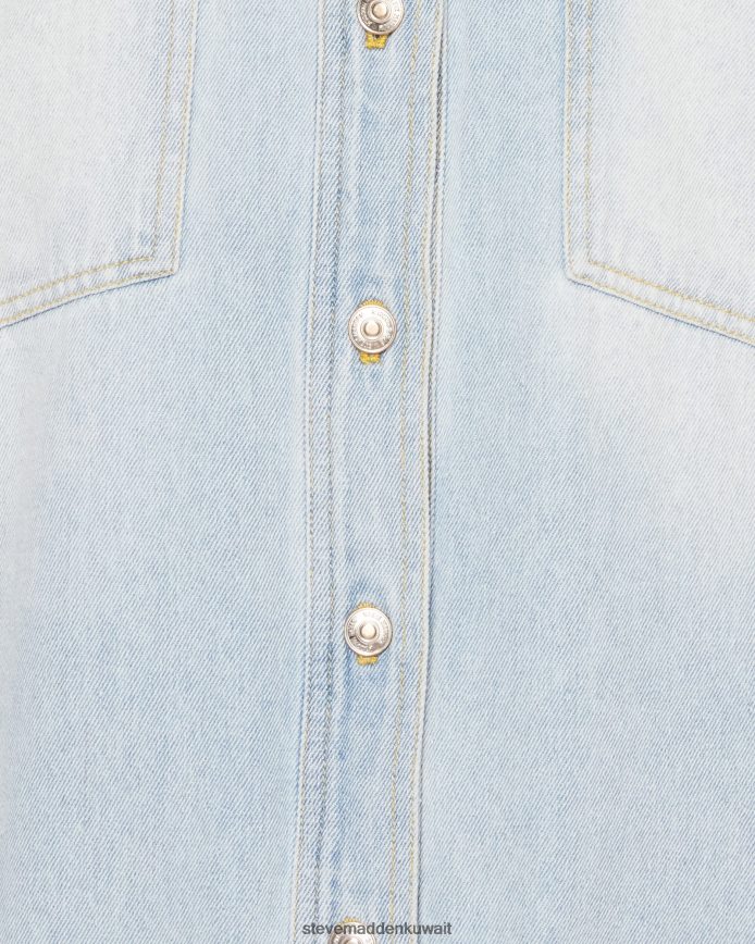 Steve Madden نحيف قمة كاسي قماش الدنيم يلبس 6JPNNF797