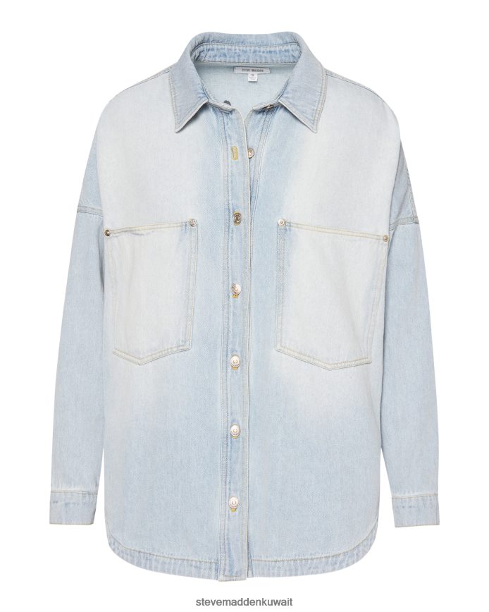 Steve Madden نحيف قمة كاسي قماش الدنيم يلبس 6JPNNF797