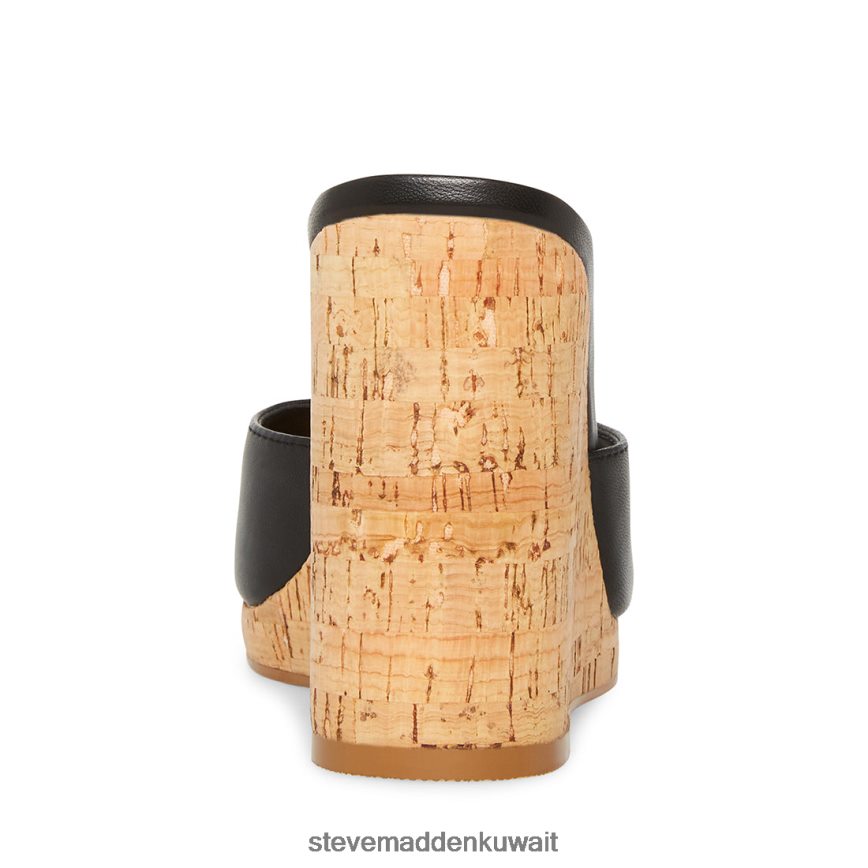 Steve Madden نحيف رائع جلد أسود أحذية 6JPNNF80