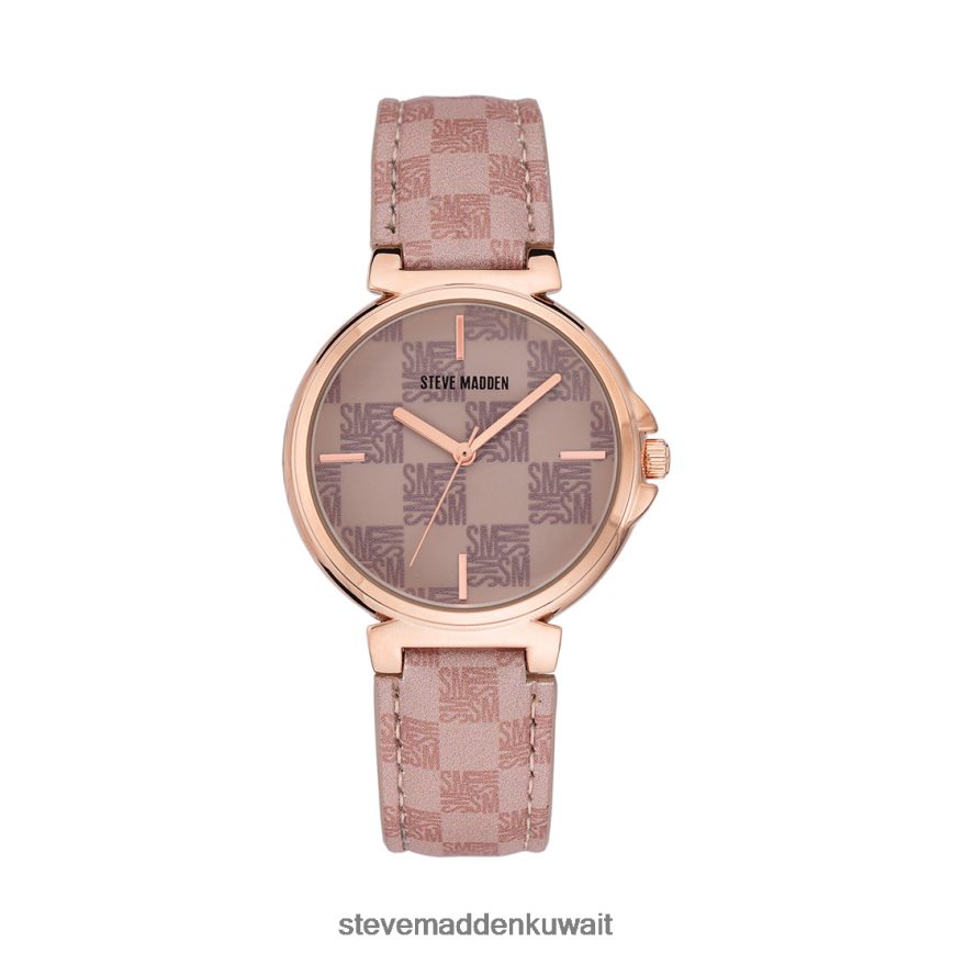 Steve Madden للجنسين ساعة بلوك الشعار لون القرنفل ملحق 6JPNNF823