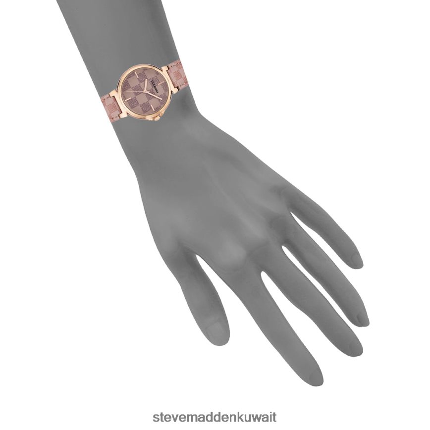 Steve Madden للجنسين ساعة بلوك الشعار لون القرنفل ملحق 6JPNNF823