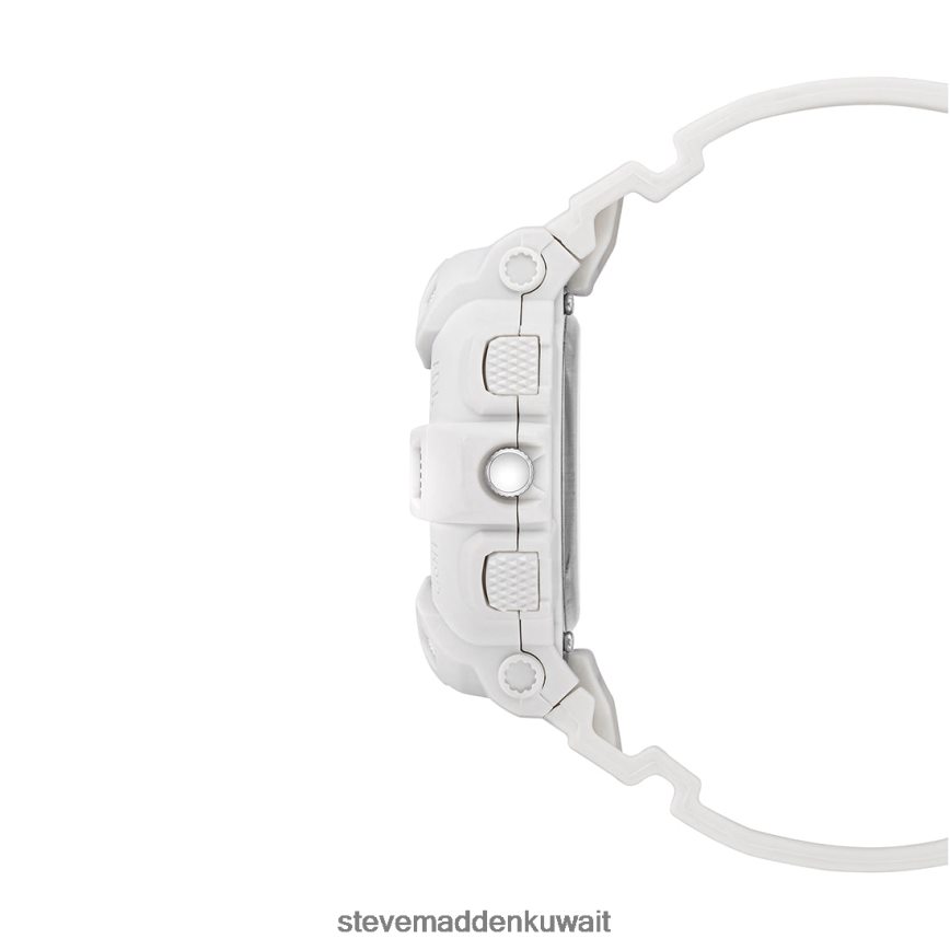 Steve Madden للجنسين ساعة رياضية كبيرة الحجم أبيض ملحق 6JPNNF830