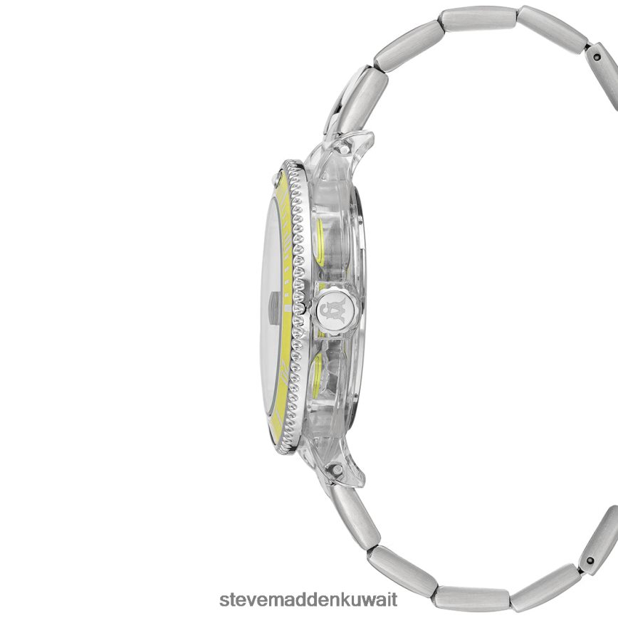 Steve Madden للجنسين مشاهدة بيان حالة واضحة أصفر ملحق 6JPNNF834