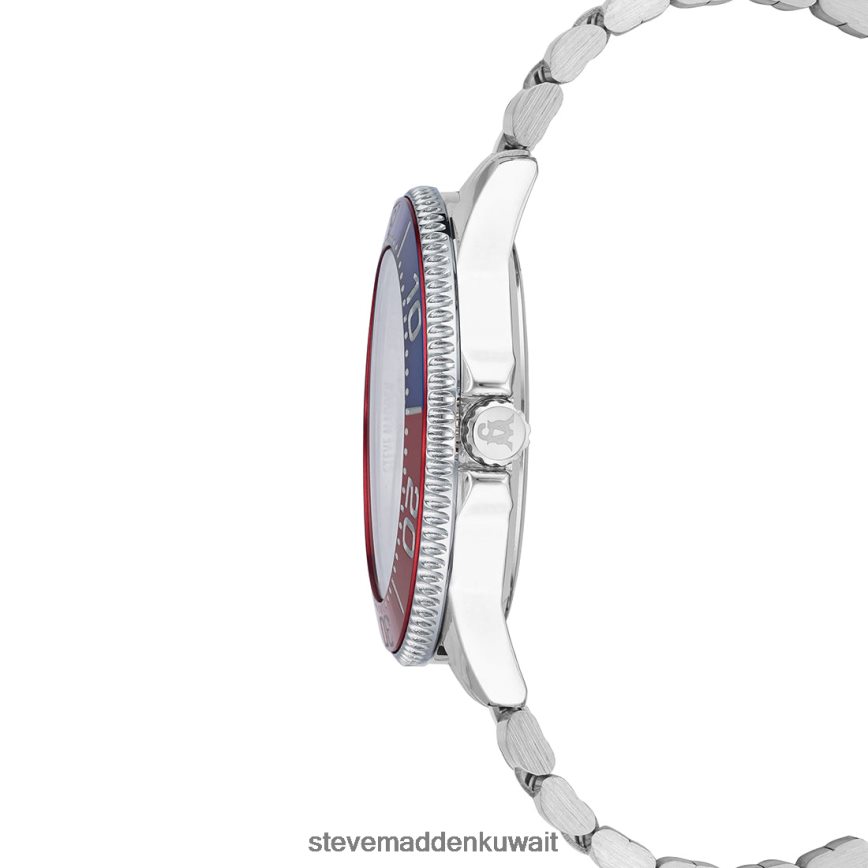 Steve Madden للجنسين ساعة بيان كلاسيكية أزرق ملحق 6JPNNF835