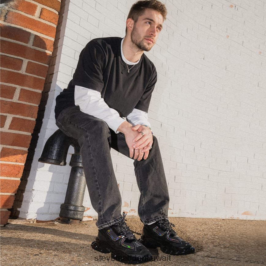 Steve Madden رجال الكم أسود أحذية 6JPNNF887