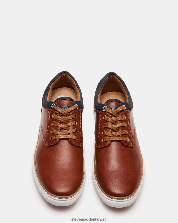 Steve Madden رجال أخدود تان الجلود أحذية 6JPNNF898