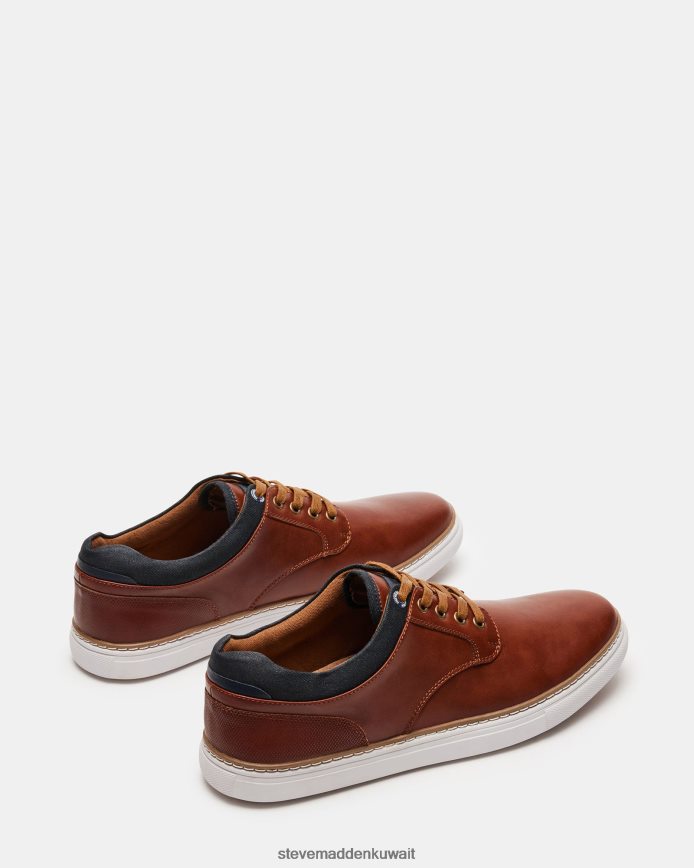 Steve Madden رجال أخدود تان الجلود أحذية 6JPNNF898