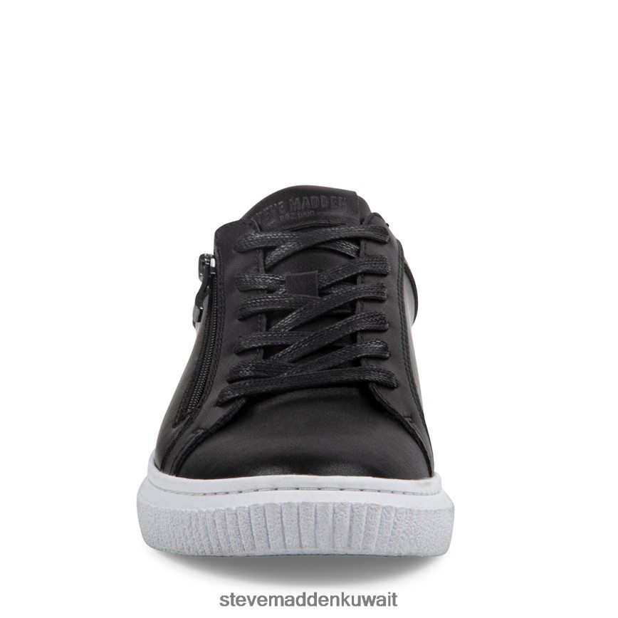 Steve Madden رجال نظام جلد أسود أحذية 6JPNNF906
