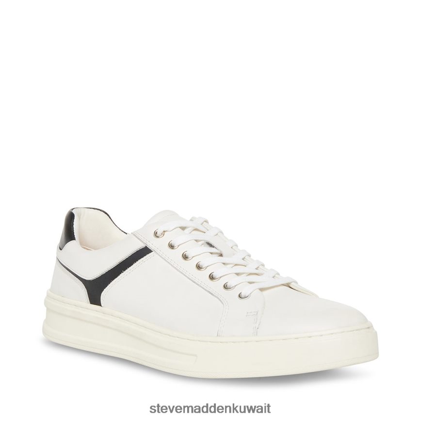 Steve Madden رجال مكورد أبيض أسود أحذية 6JPNNF909