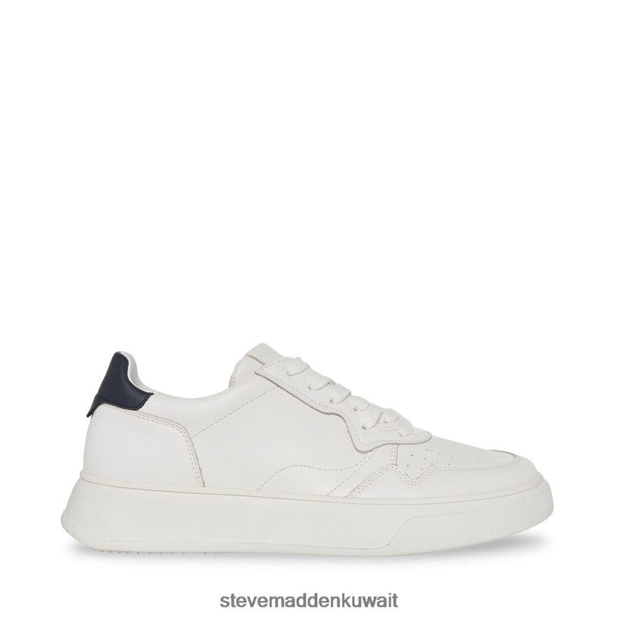 Steve Madden رجال جورجي جلد أبيض/كحلي أحذية 6JPNNF919