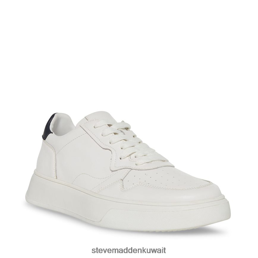 Steve Madden رجال جورجي جلد أبيض/كحلي أحذية 6JPNNF919