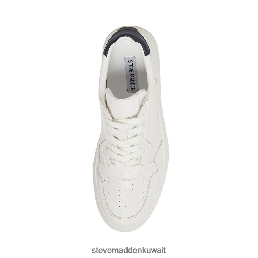 Steve Madden رجال جورجي جلد أبيض/كحلي أحذية 6JPNNF919