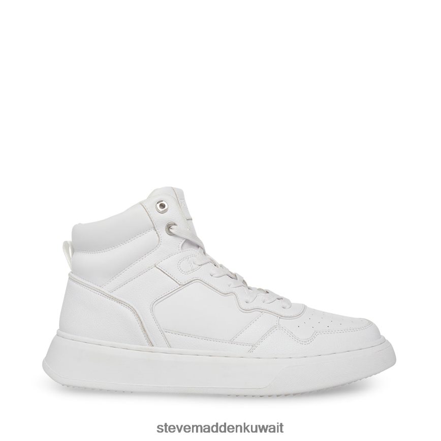 Steve Madden رجال جوردي جلد أبيض أحذية 6JPNNF923