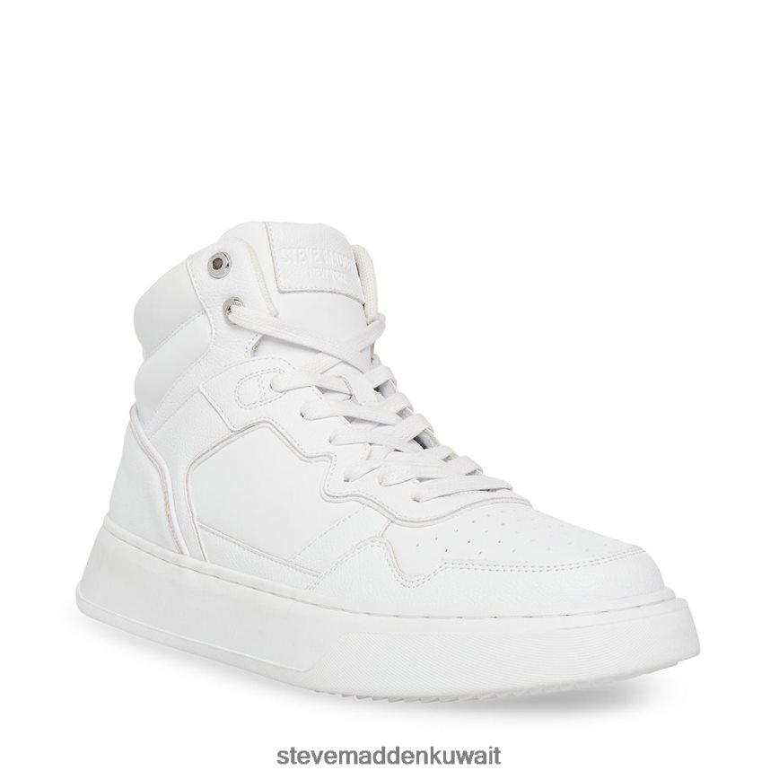 Steve Madden رجال جوردي جلد أبيض أحذية 6JPNNF923