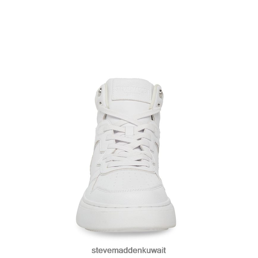 Steve Madden رجال جوردي جلد أبيض أحذية 6JPNNF923