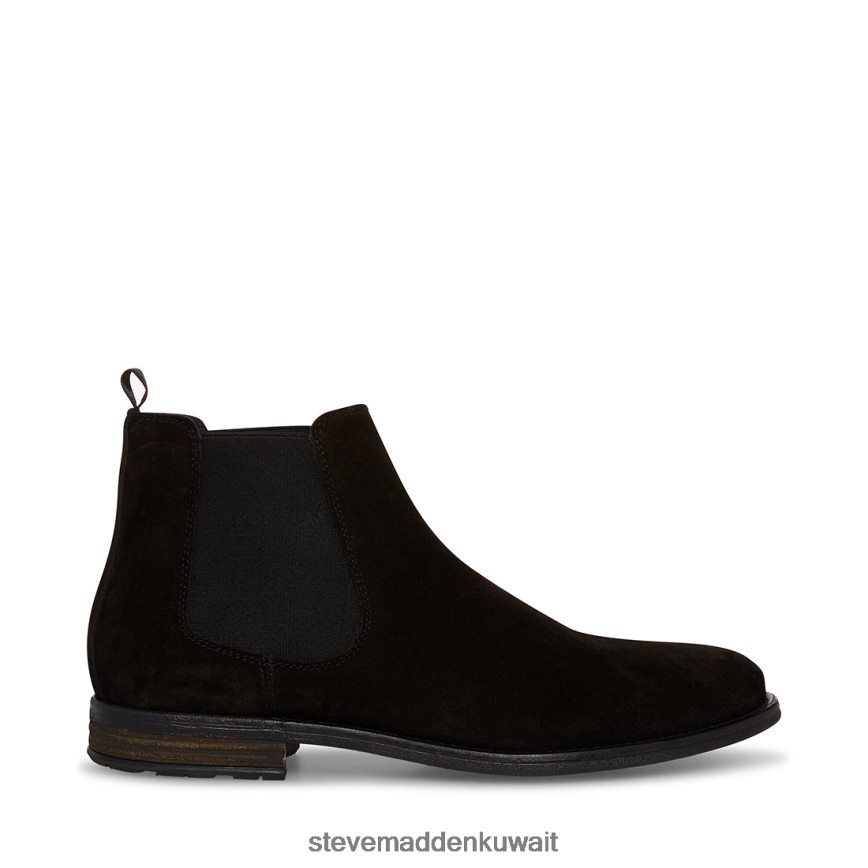 Steve Madden رجال ريتشارد جلد الغزال الأسود أحذية 6JPNNF930