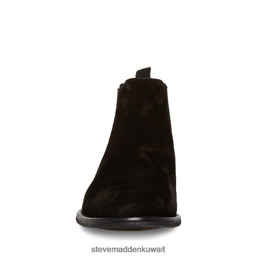 Steve Madden رجال ريتشارد جلد الغزال الأسود أحذية 6JPNNF930