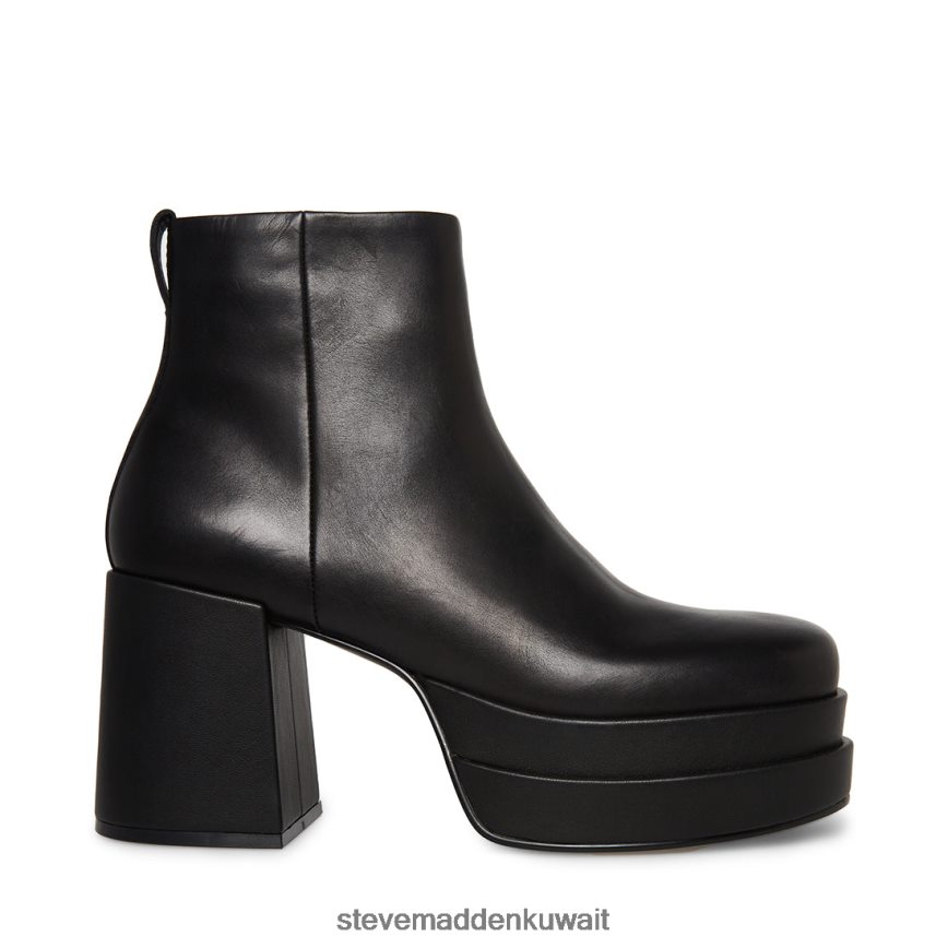 Steve Madden رجال الافعى جلد أسود أحذية 6JPNNF933