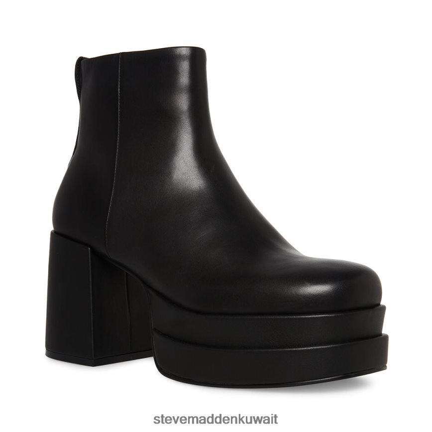 Steve Madden رجال الافعى جلد أسود أحذية 6JPNNF933
