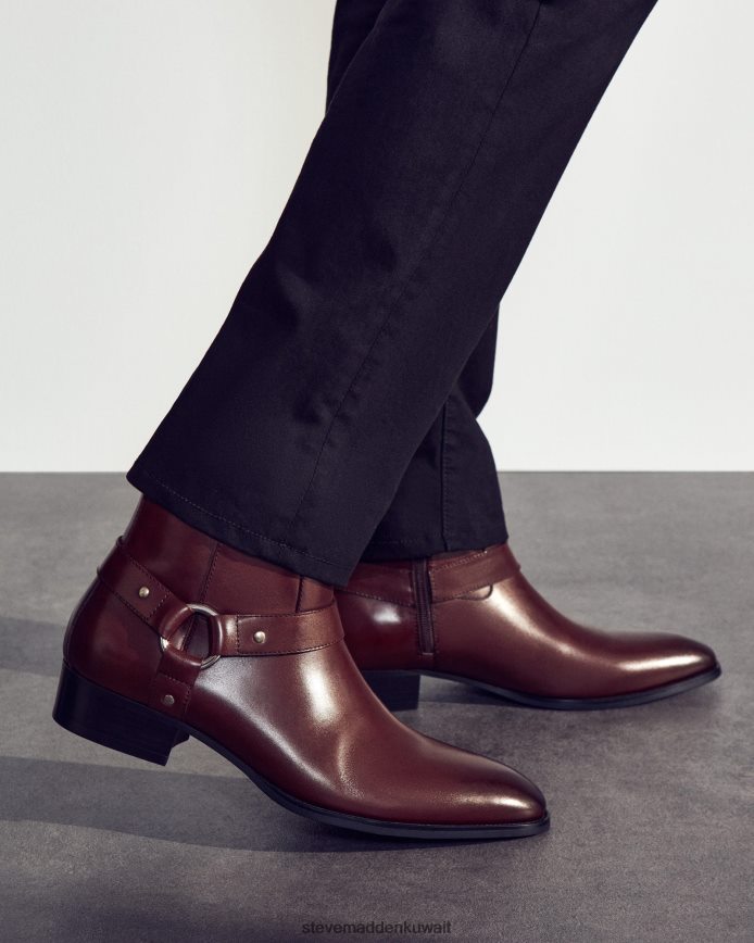 Steve Madden رجال اندفاع جلد بني أحذية 6JPNNF947