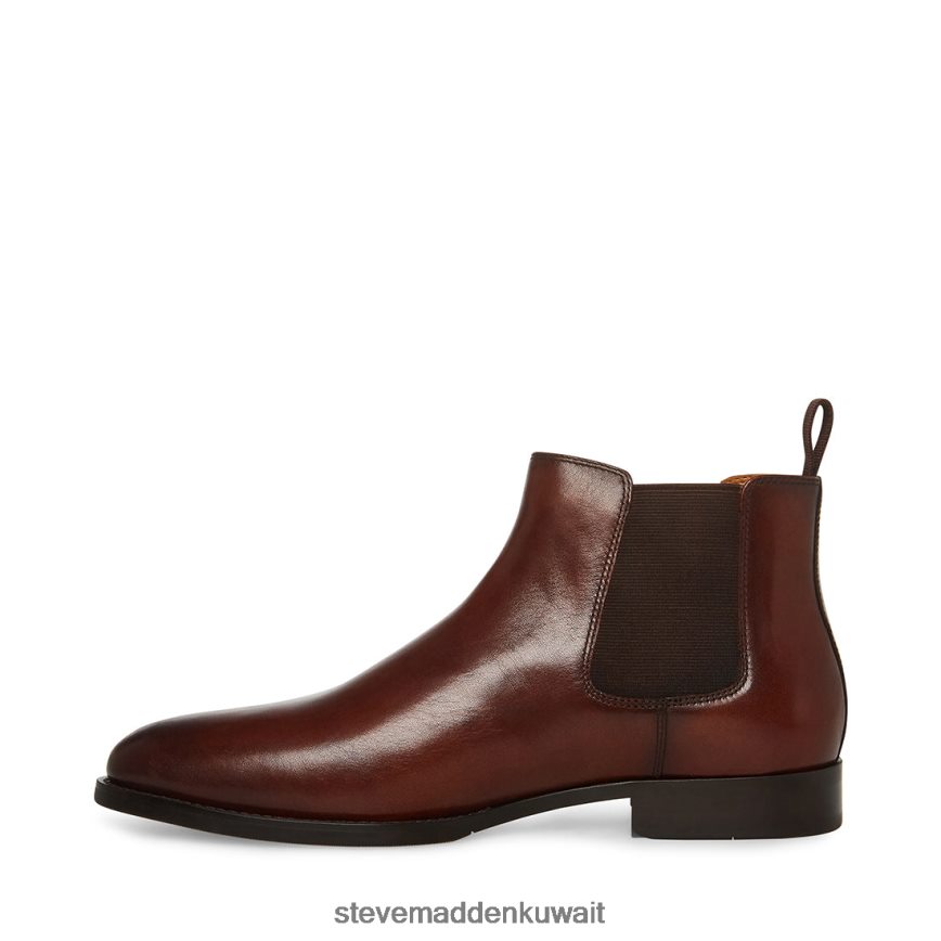 Steve Madden رجال العقيق جلد بني أحذية 6JPNNF948