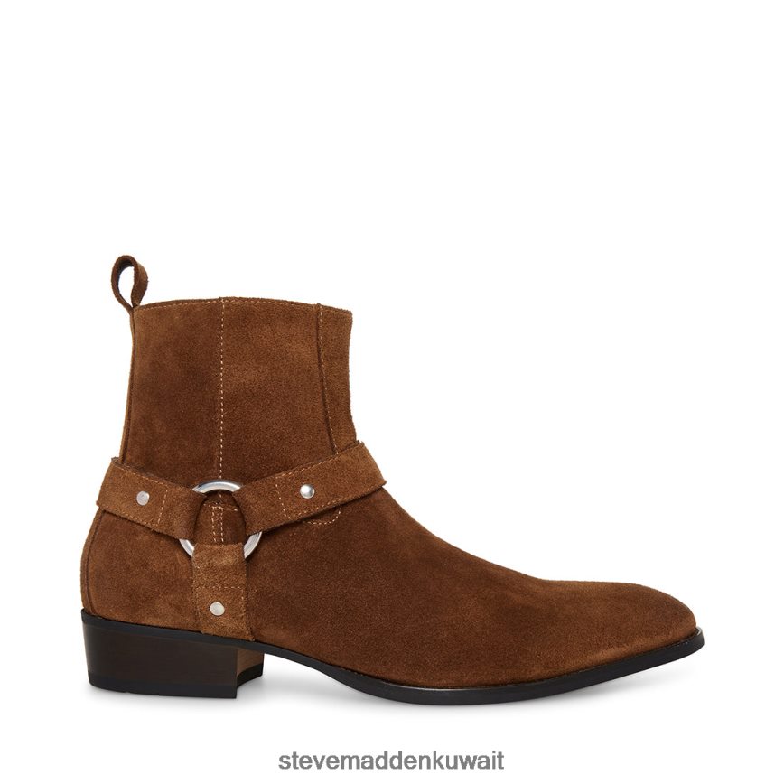 Steve Madden رجال اندفاع من جلد الغزال كونياك أحذية 6JPNNF950