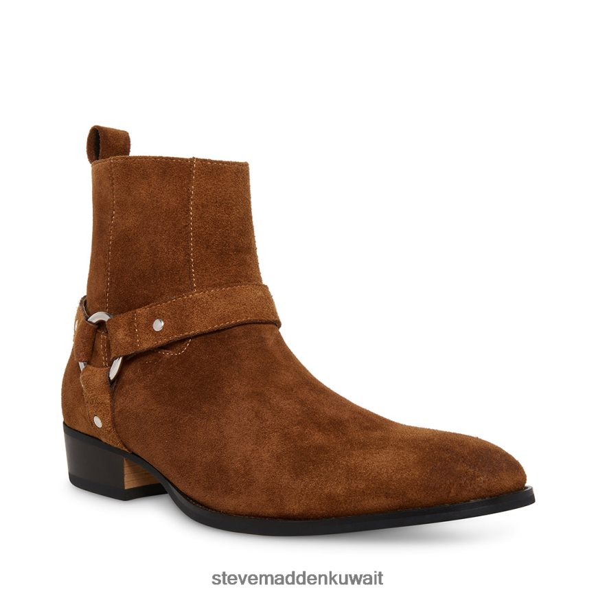 Steve Madden رجال اندفاع من جلد الغزال كونياك أحذية 6JPNNF950