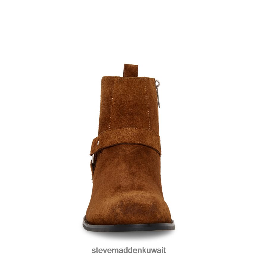 Steve Madden رجال اندفاع من جلد الغزال كونياك أحذية 6JPNNF950