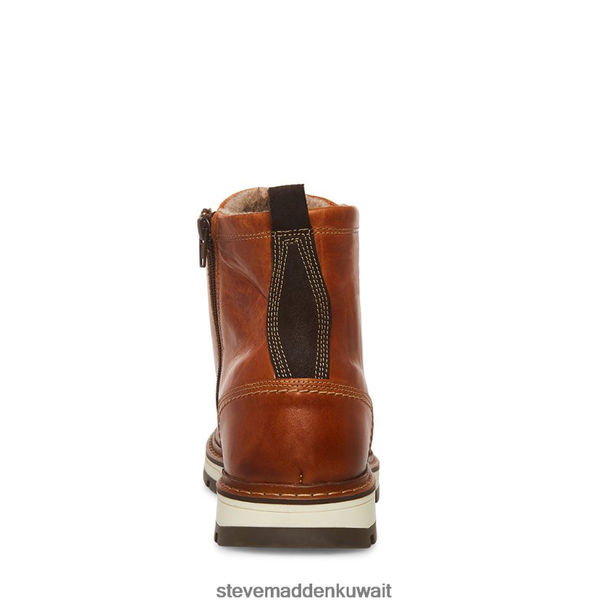 Steve Madden رجال لوسيوس جلد الكونياك أحذية 6JPNNF973