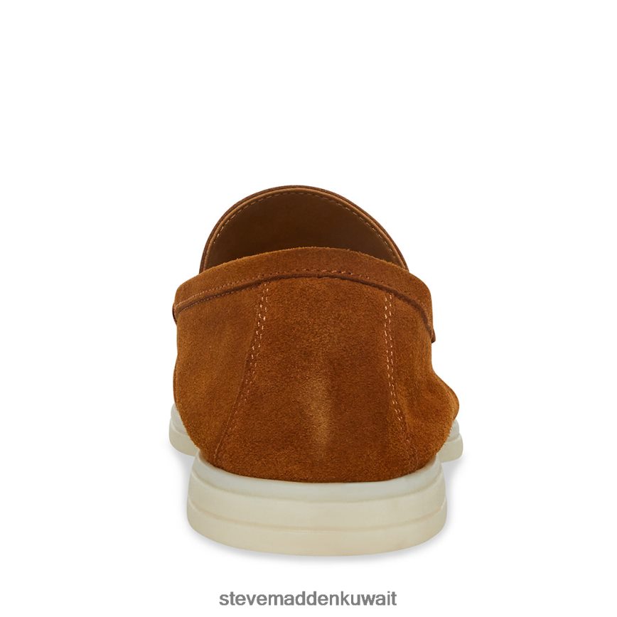 Steve Madden رجال لاركن من جلد الغزال كونياك أحذية 6JPNNF994