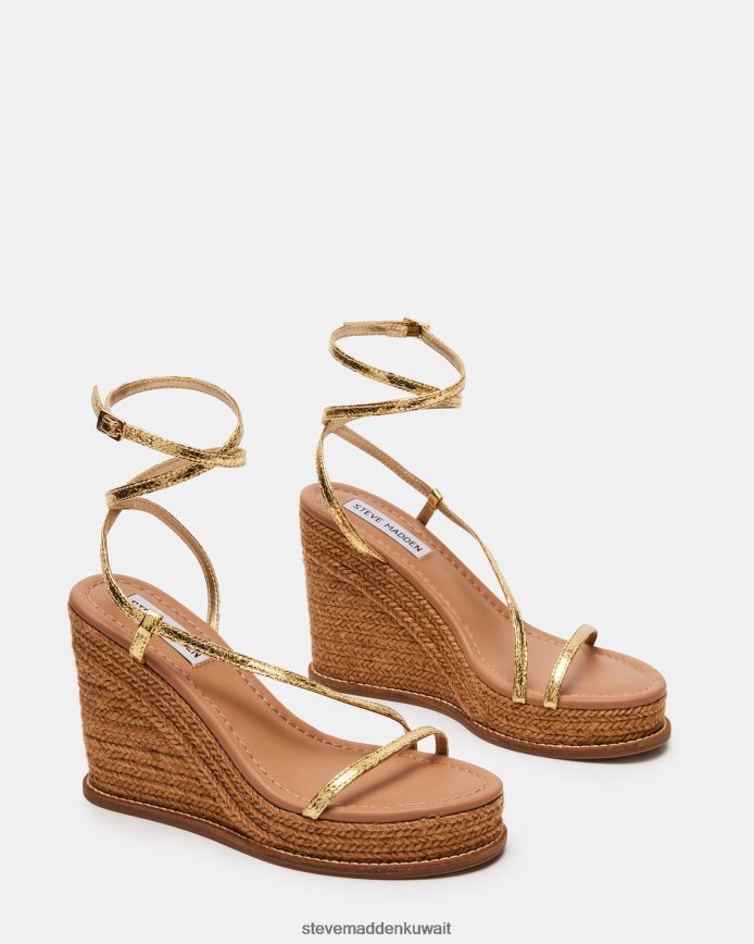 Steve Madden نحيف الصيف ذهب أحذية 6JPNNF99