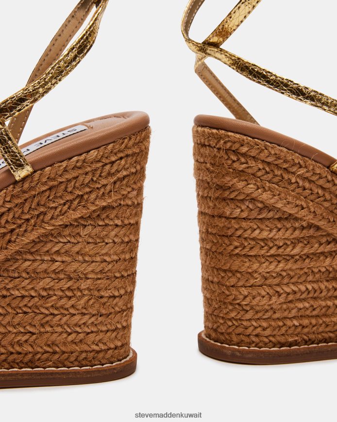Steve Madden نحيف الصيف ذهب أحذية 6JPNNF99