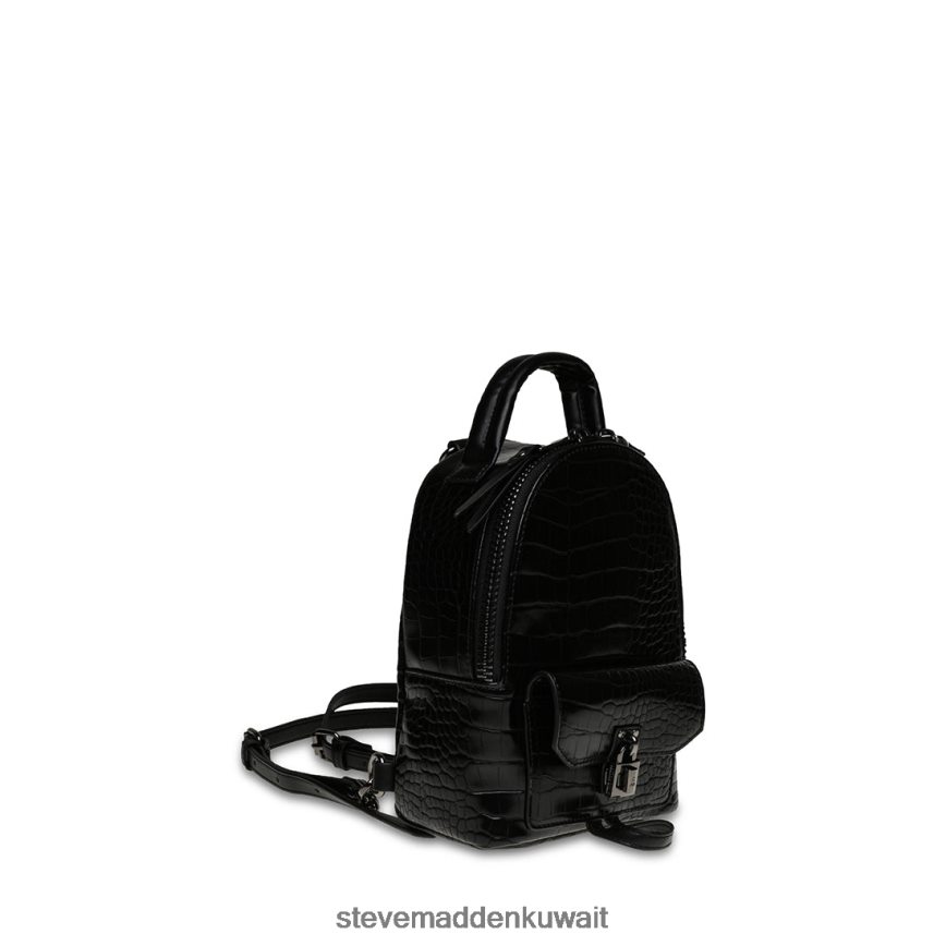 Steve Madden للجنسين تمساح bjake أسود شنطة 6JPNNF464