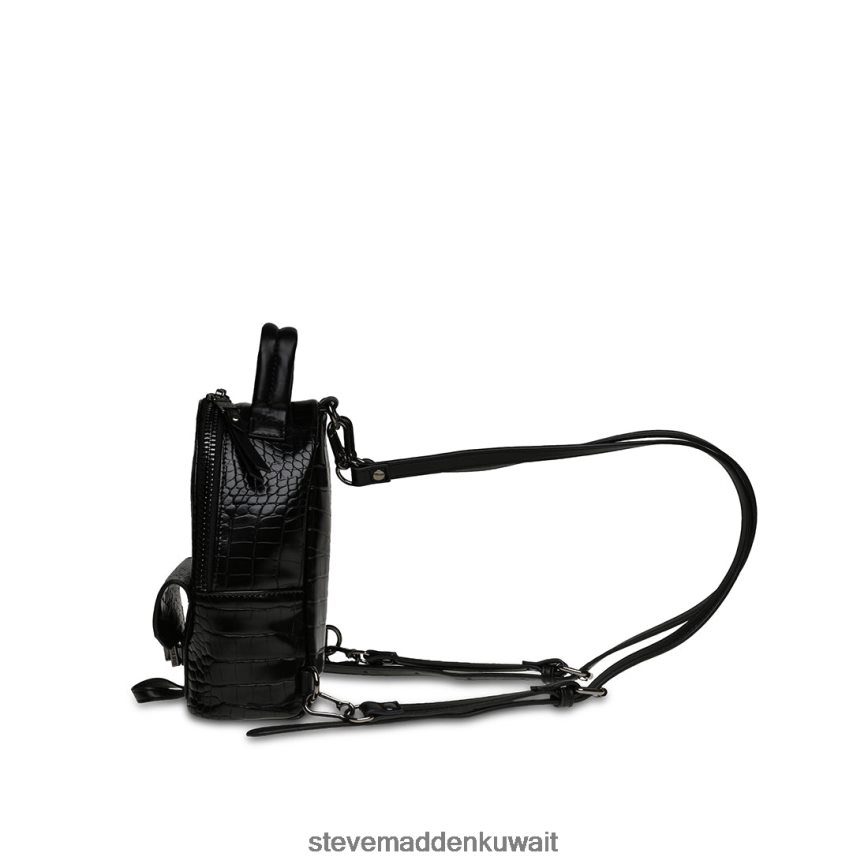 Steve Madden للجنسين تمساح bjake أسود شنطة 6JPNNF464