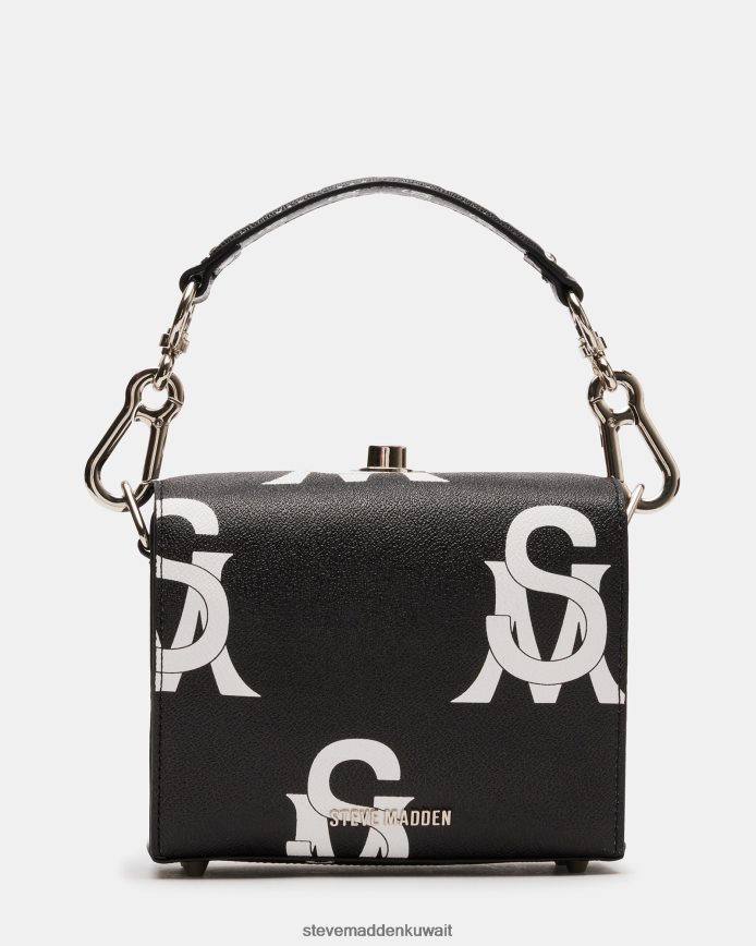 Steve Madden للجنسين com.bkinder أسود أبيض شنطة 6JPNNF357